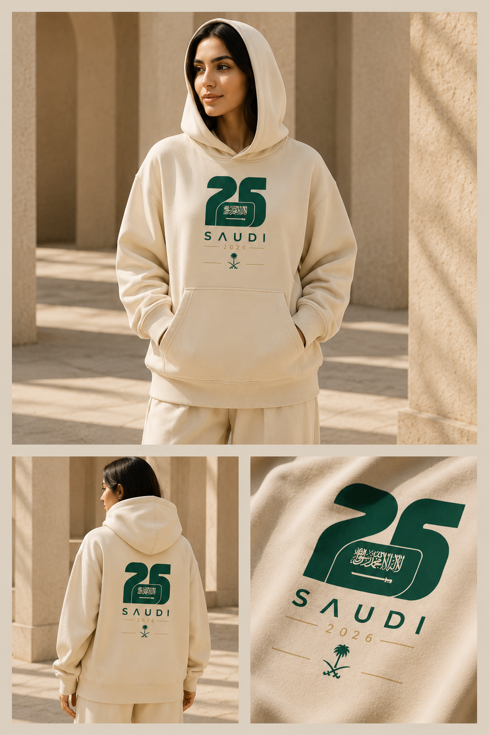 SA26 - Sudadera con capucha Sands of Arabia